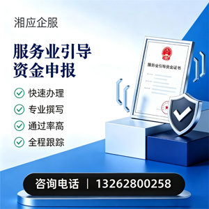 滨州服务业引导资金申报服务