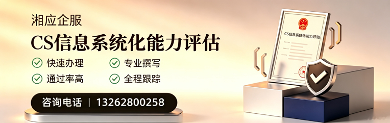 滨州CS信息系统化能力评估申报服务